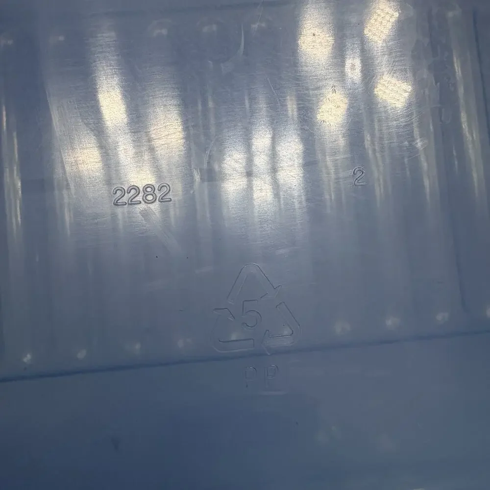 Rubbermaid vintage clear